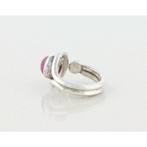 Sterling Silver Amethyst Ring Size 8 - Picture 6 of 7